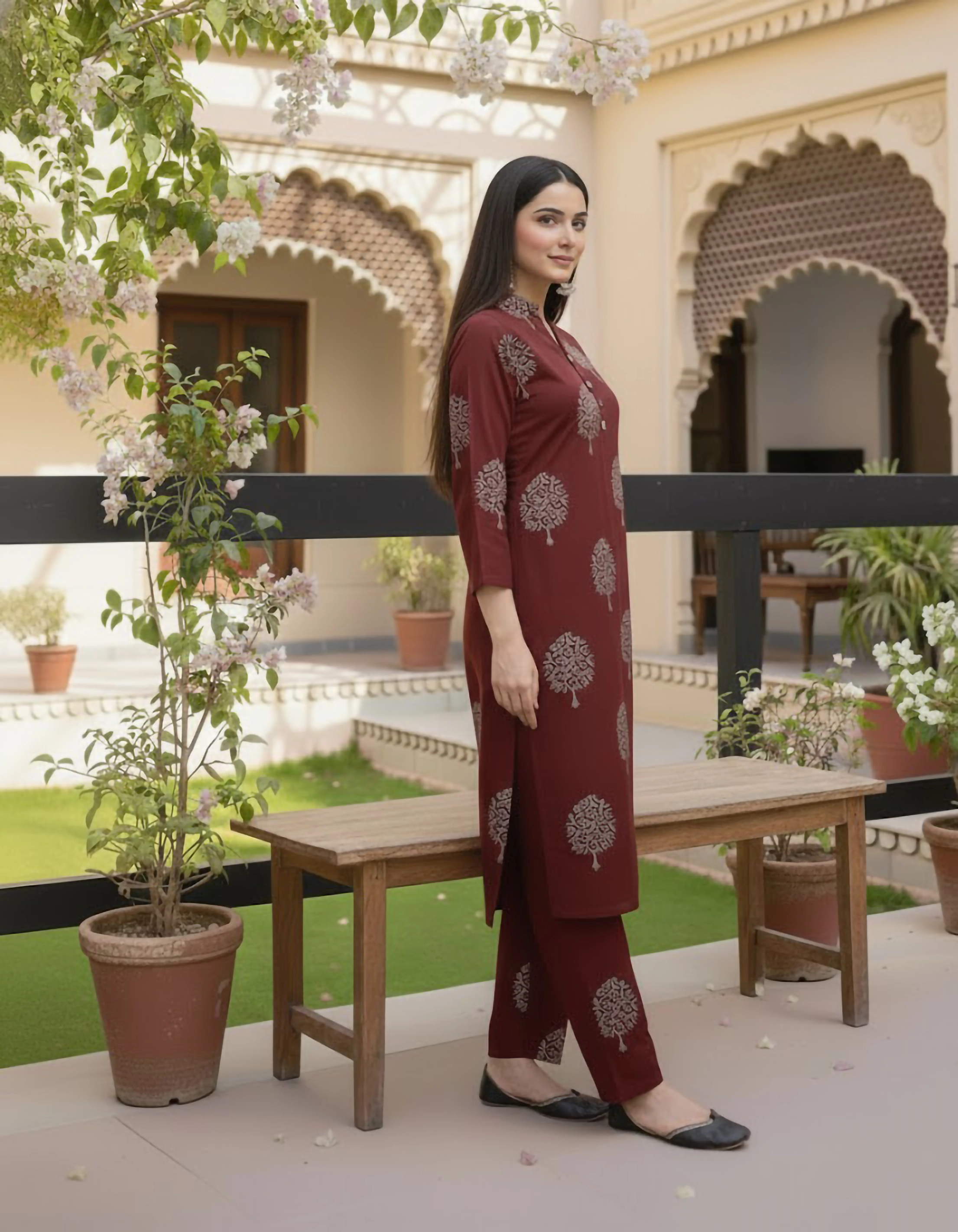 ZS SAFA MAROON 2PIECE - Image 3