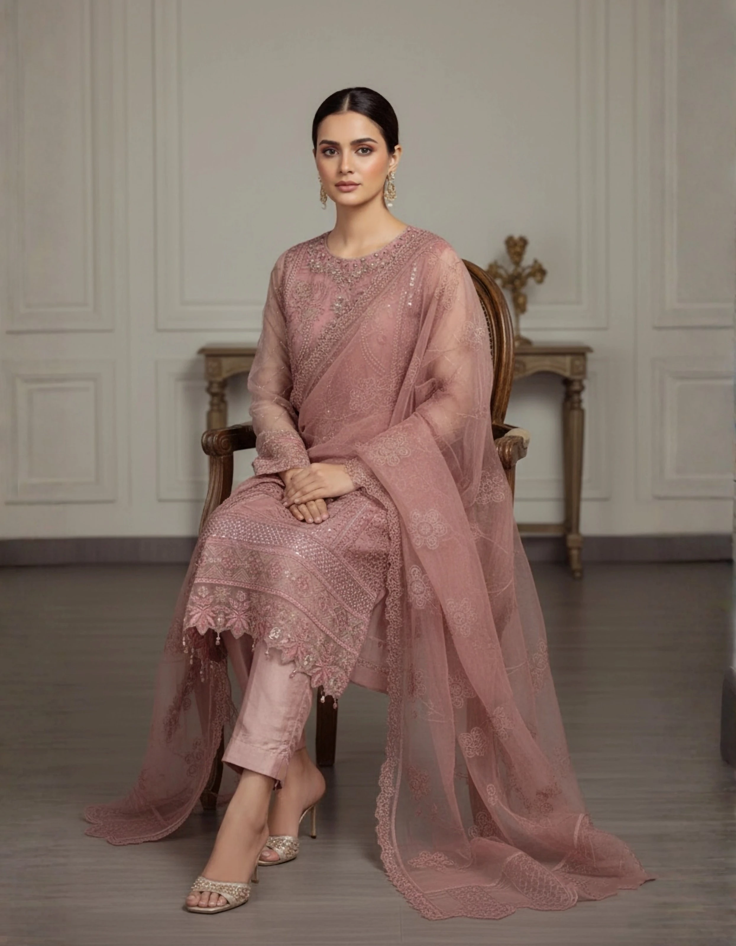 ZS SIGNATURE – MAUVE ORGANZA - Image 4