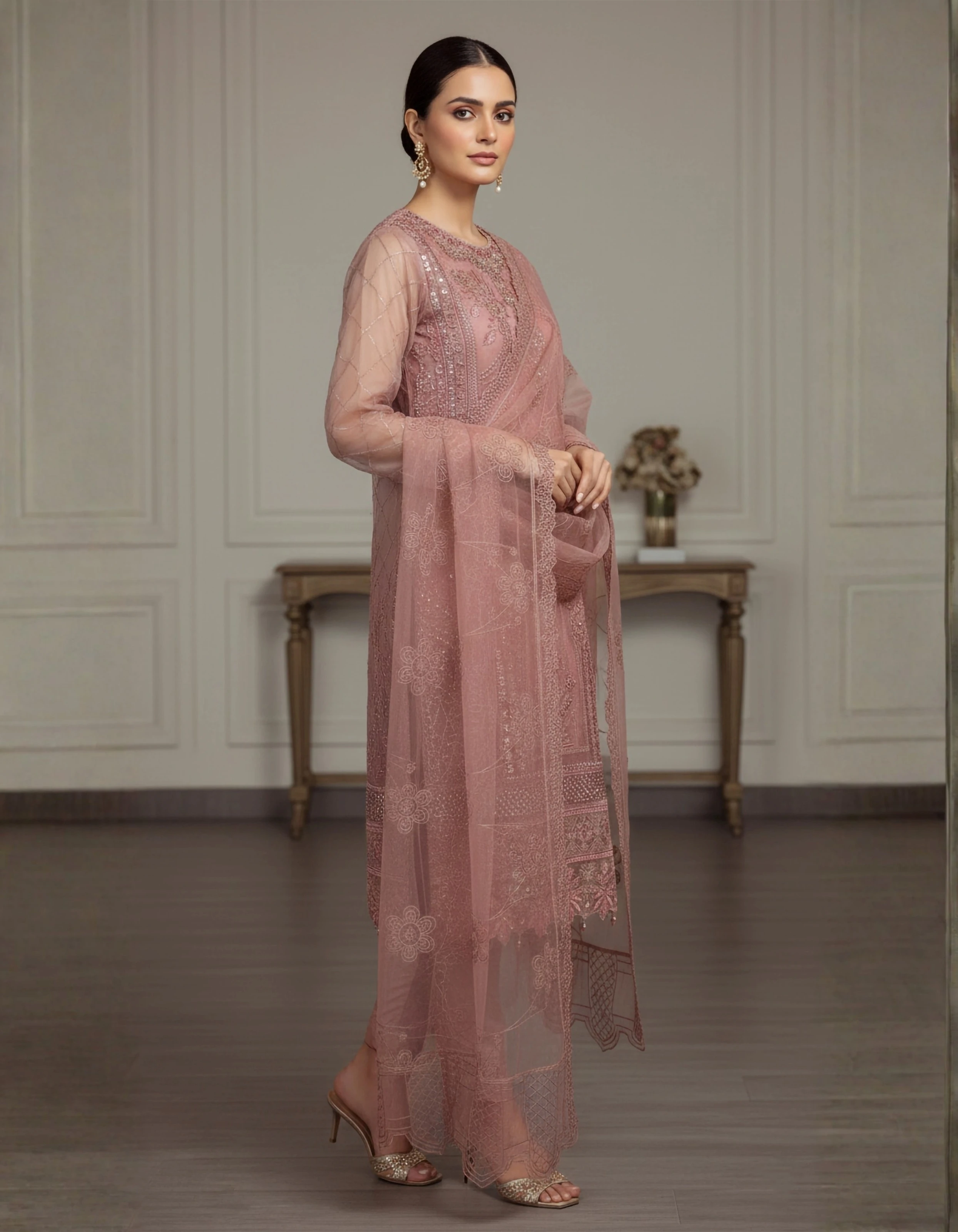 ZS SIGNATURE – MAUVE ORGANZA - Image 5