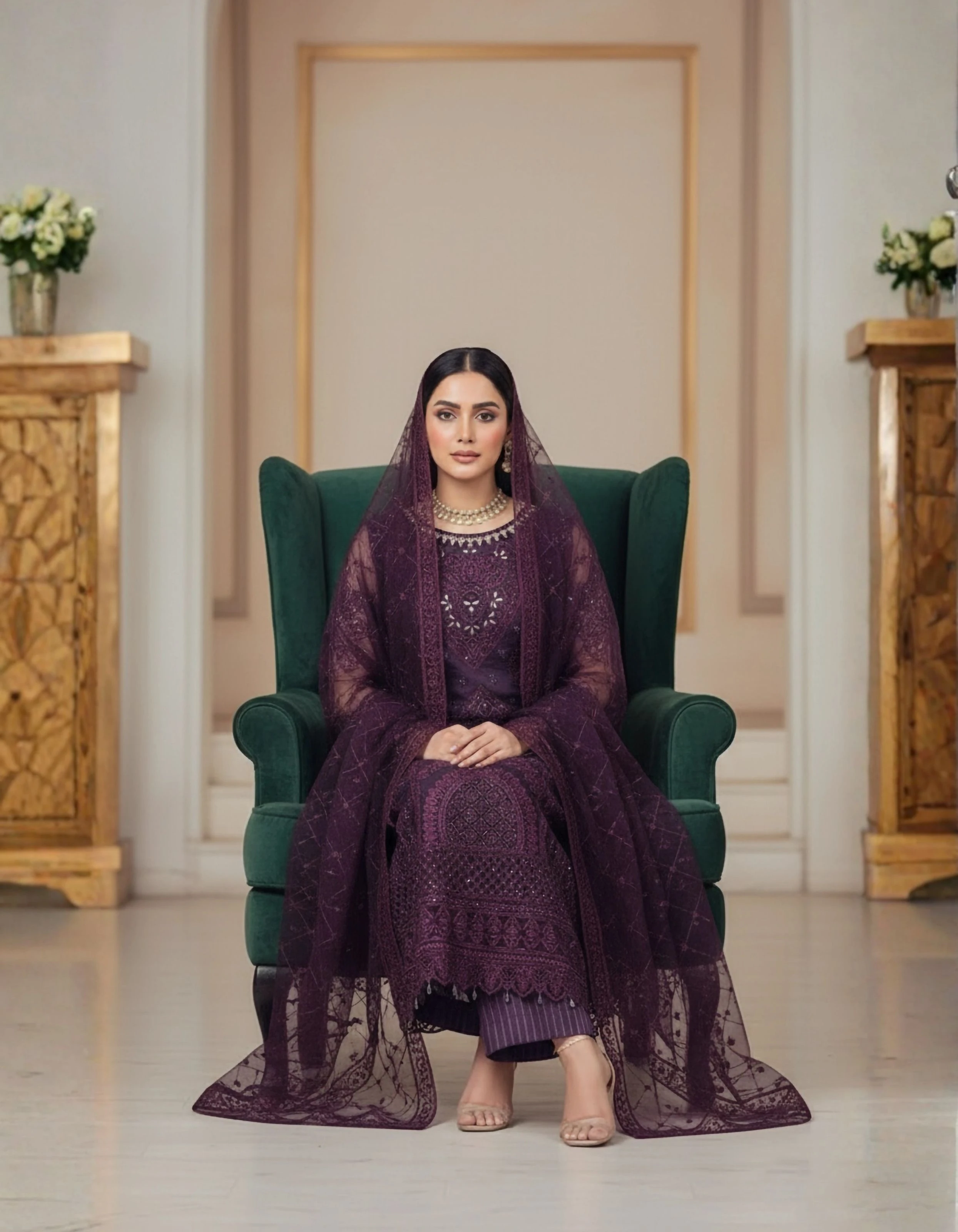 ZS SIGNATURE PLUM ORGANZA - Image 3