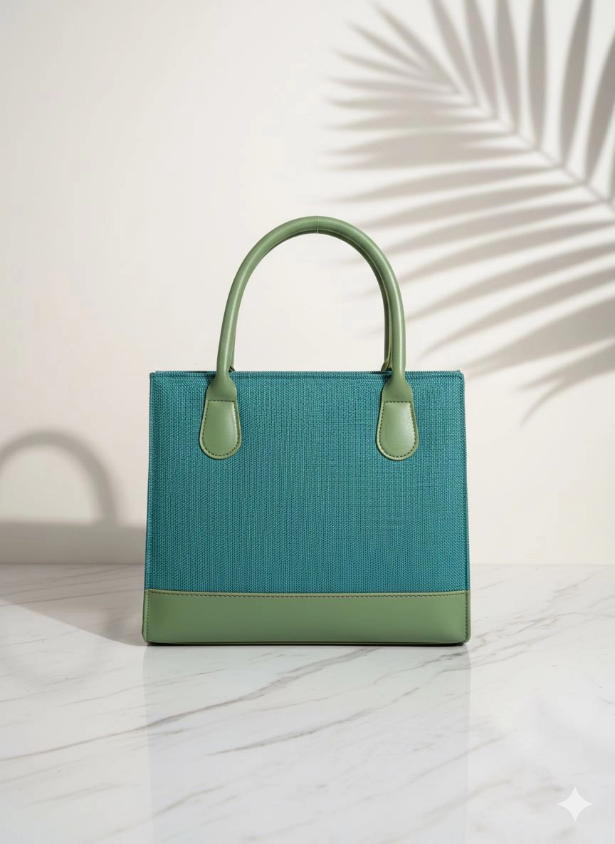 ZS TEAL GREEN HAND BAG - Image 3